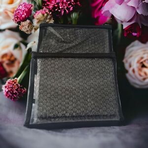 2 Mary Kay Standing Face Mirror NEW Folds Stand Tray Black Consultant Supplies.